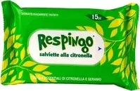 "Respingo salviette citronella 15 pezzi"