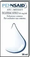 "Pennsaid soluzione cutanea 30 ml 16mg/ml"