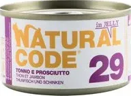 "Natural code 29 tonno e prosciutto"