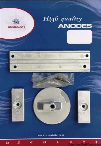 Kit anodi 4 pz mercury magnesio