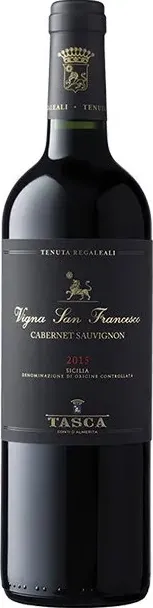 Sicilia doc cabernet sauvignon regaleali 2015