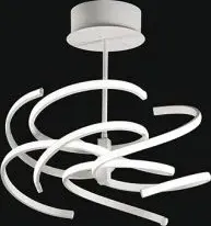 Lampadario a soffitto led nest 6398 b ln bianco 4000k