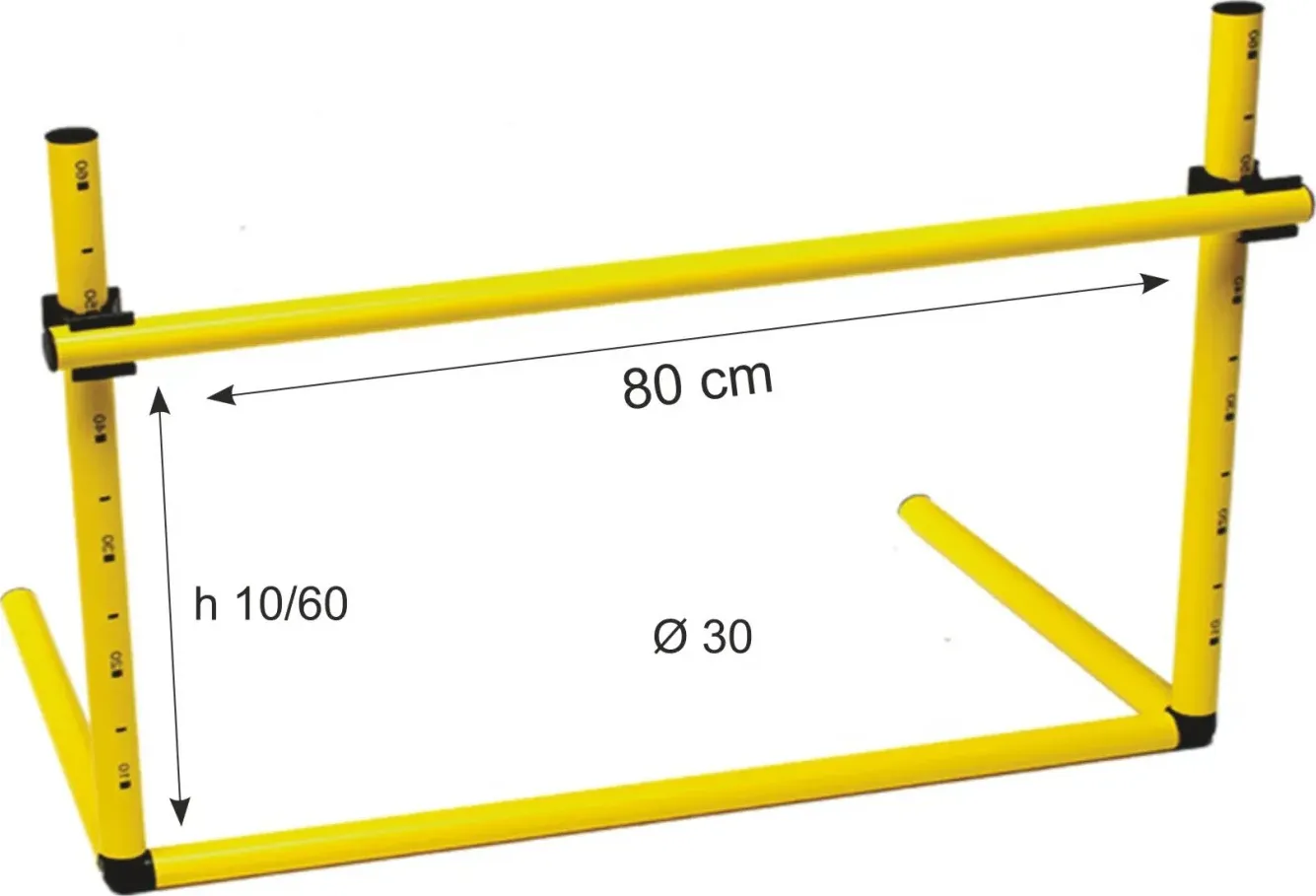 Ostacolo allenamento pvc regolabile da cm 10 a 60 x calcio, atletic...