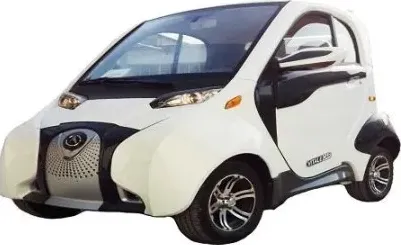 Mini car elettrica con guida con patentino e assicurazione, a due posti.