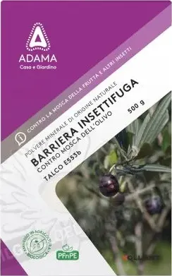 Barriera insettifuga contro la mosca dell'olivo e della frutta 0,5kg,Si