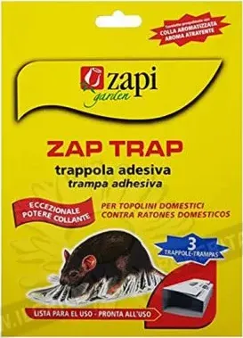 Zap trap trappole adesive per topi