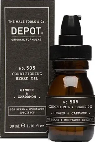 Depot no. 505 conditioning beard oil olio condizionante della barba.ginger &amp; cardamon