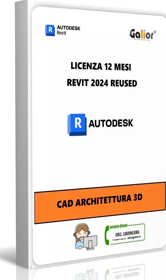 Revit 2024  abbonamento 12 mesi reused