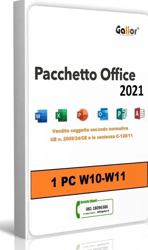 office 2021 professional plus  retail reused di galior.it