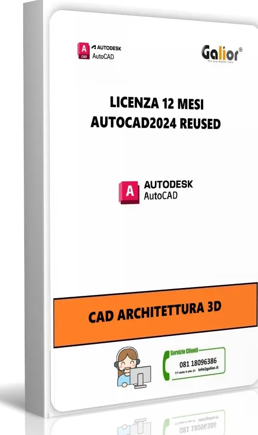 autocad 2024 abbonamento 12 mesi reused di galior.it