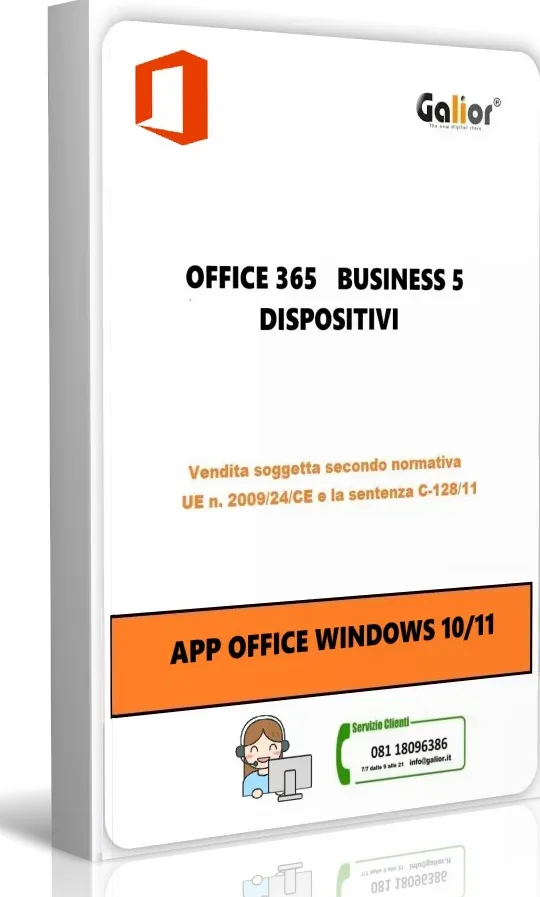 Office 365   business 5 dispositivi 24 mesi reused