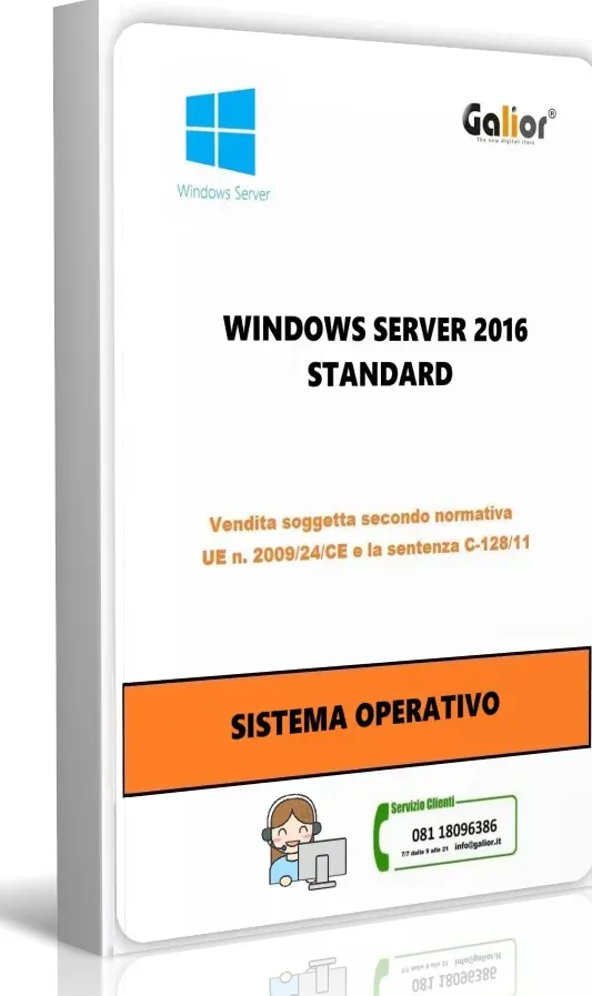 Ms windows  server 2016 standard   reused