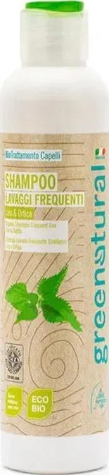 Shampoo lavaggi frequenti lino e ortica, 250 ml - Greenatural