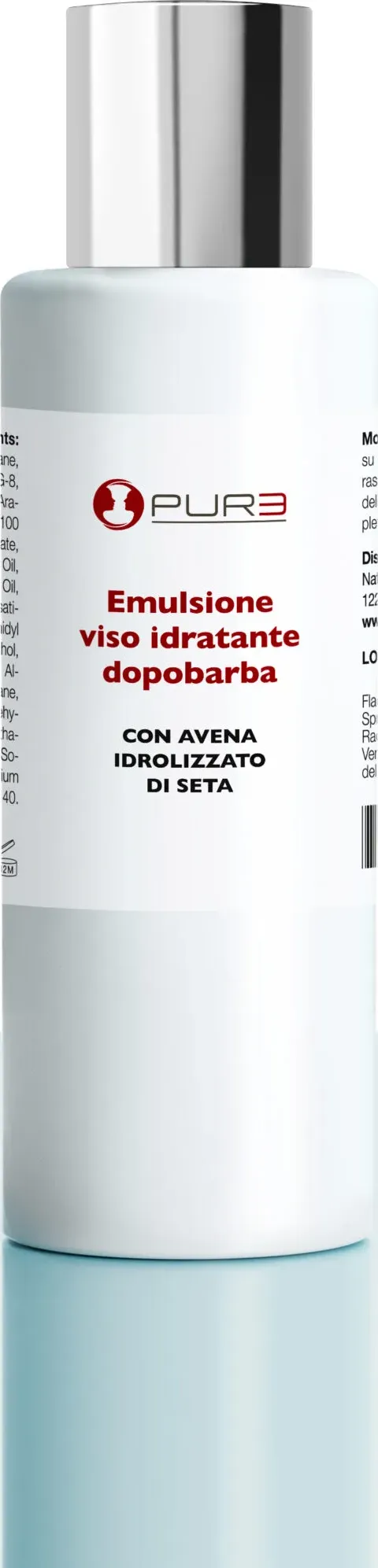 Emulsione viso idratante dopobarba