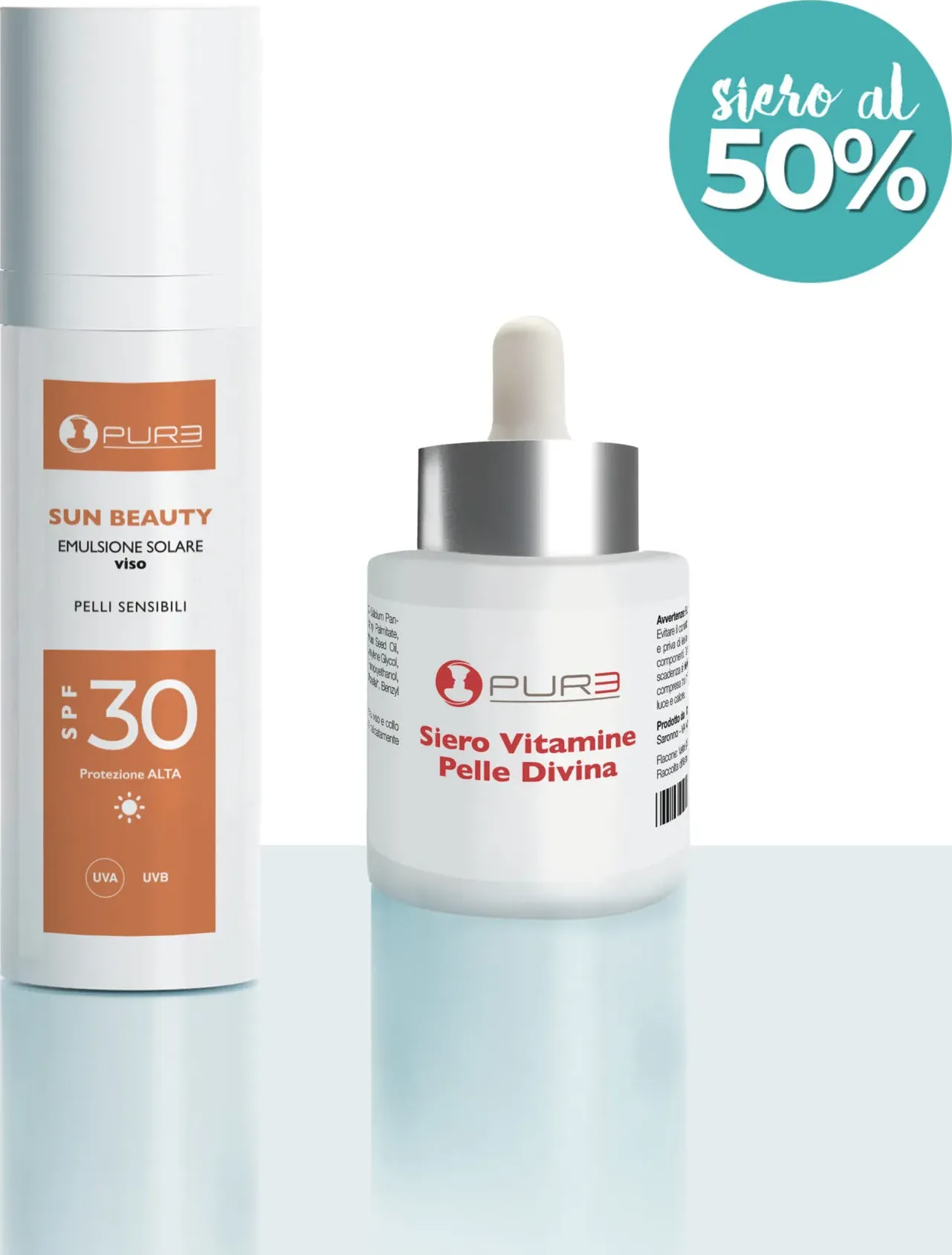 Box estiva viso spf 30 - pelle sensibile