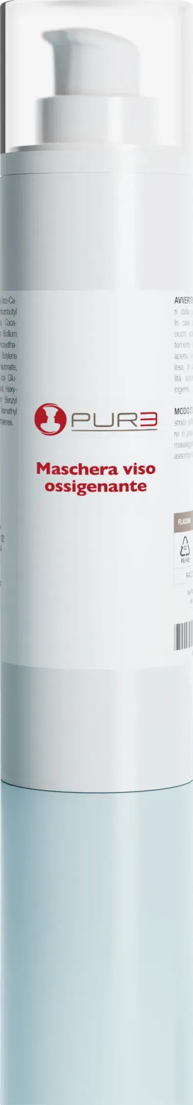 Maschera viso ossigenante