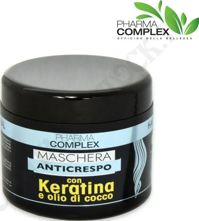 Pharma Complex Maschera Capelli Anticrespo Con Keratina e Olio di Cocco 500ml