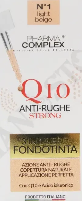 Pharma Complex Q10 Anti Rughe Strong 3 in 1 Siero Fondotinta 30ml