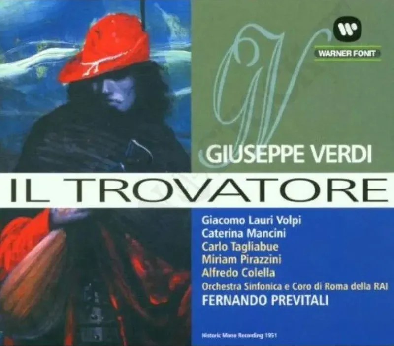 Giuseppe Verdi - Il Trovatore In Quattro Parti - 2 CD - Packaging Rovinato