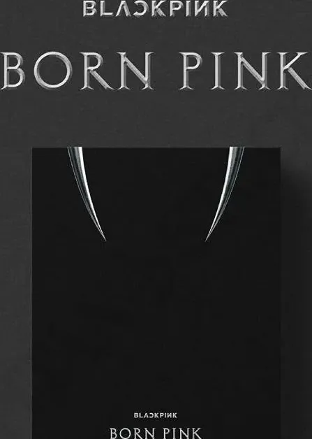 Blackpink Born Pink Cofanetto CD + 4 Cards + Poster + Booklet + Sticker Pack