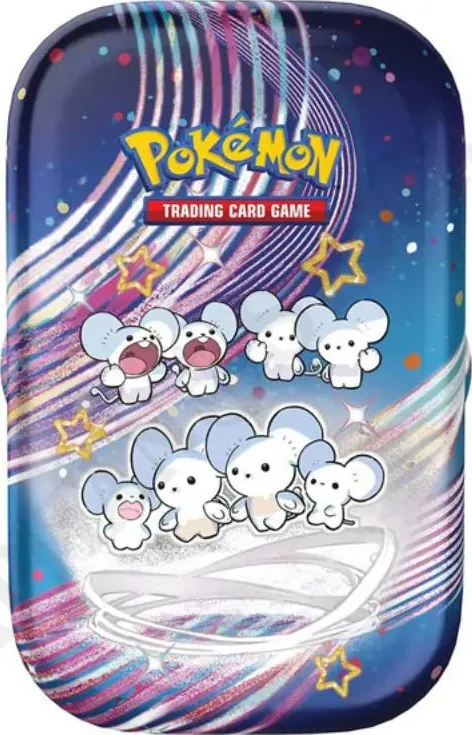 Pokémon Mini Tin Scarlatto & Violetto Destino Di Paldea Maushold IT di capitanstock.it