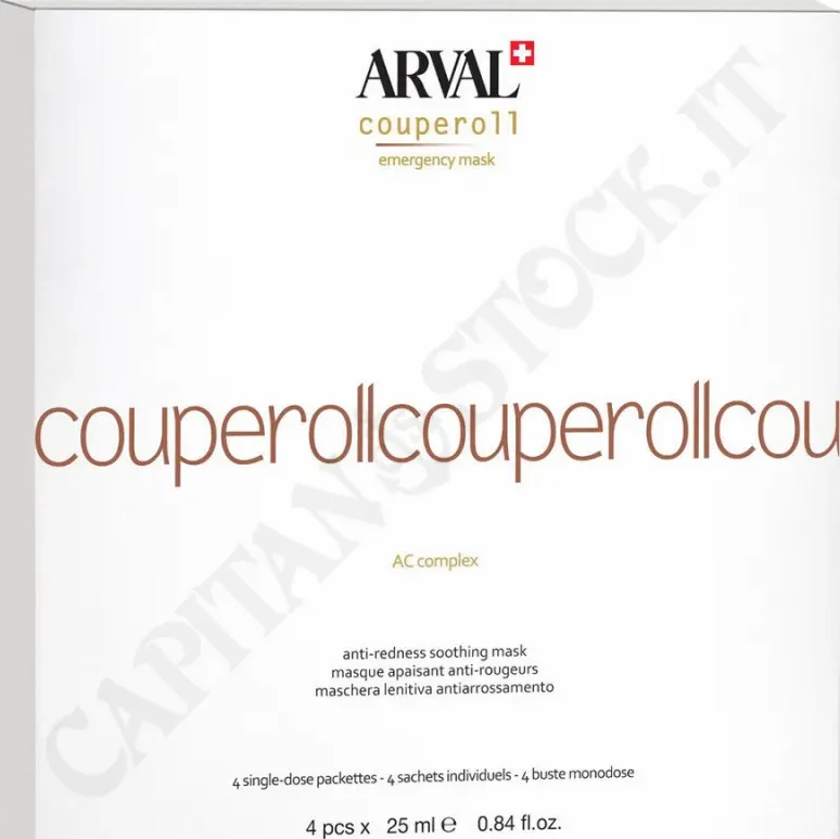 Arval - Couperoll Emercency Mask Antiarrosamento 4 buste mondose 25 ml