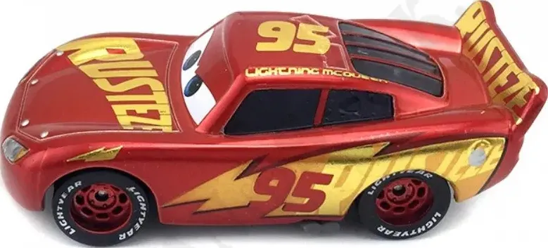 Cars Rusteze Lightning McQueen in Plastica