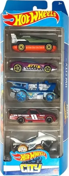 Mattel Hot Wheels HW City 2 - 5 Pack Set