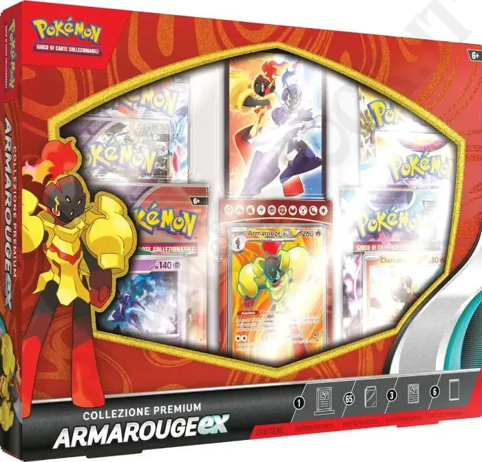 Pokémon Scatola Collezione Premium Armarouge-ex IT di capitanstock.it