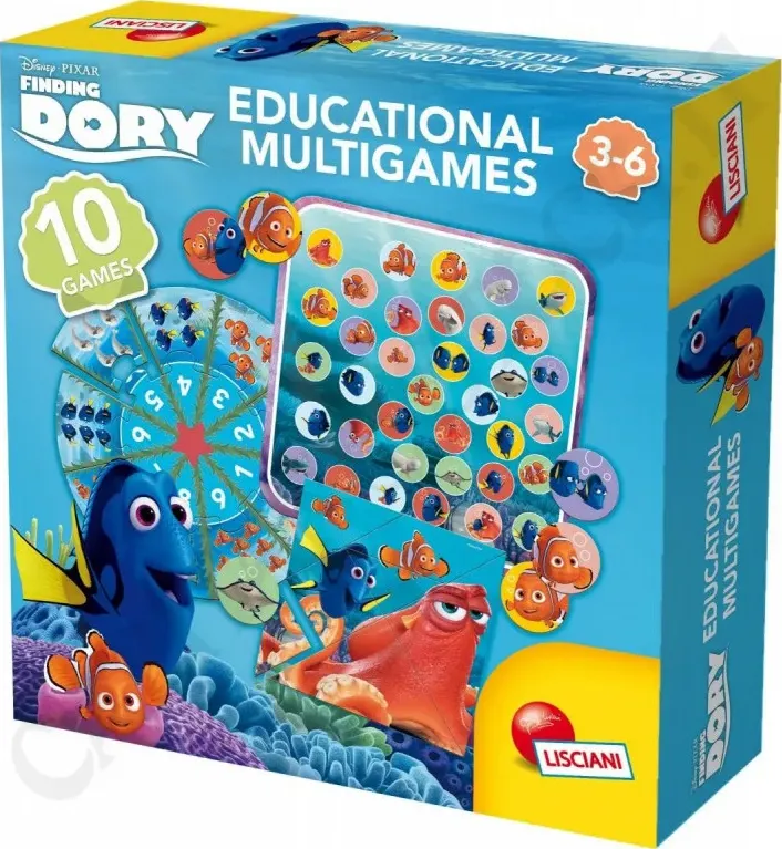 Lisciani Giochi - Alla ricerca di Dory Educational Multigames 3-6