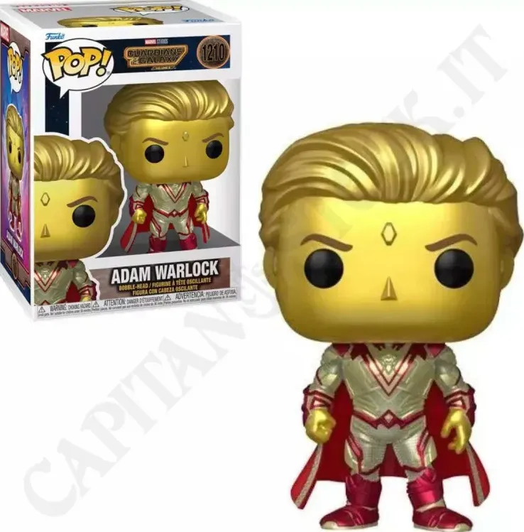 Marvel Studios Adam Warlock Guardian of the Galaxy - Figura con Testa Oscillante in Vinile - da Collezione