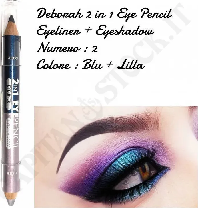 Deborah - Eye Pencil 2 in 1 - Eyeliner + Eyeshadow