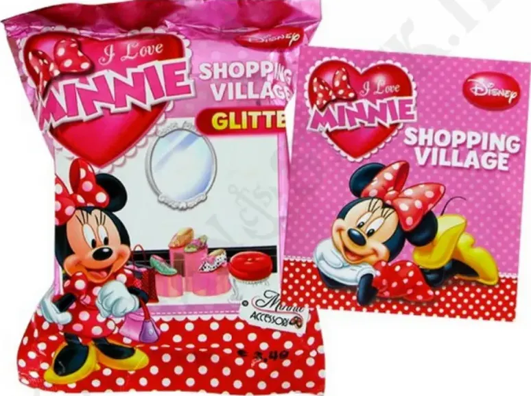 Disney - Minnie Shopping Village Glitter Bustina Sorpresa