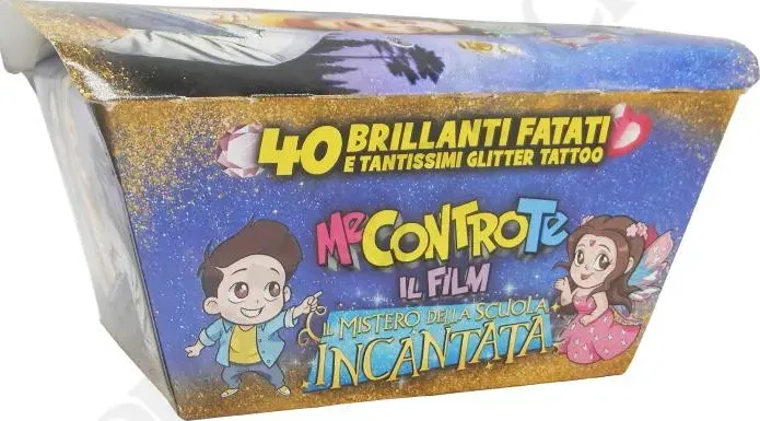 Me Contro Te Il Mistero della Scuola Incantata - Cofanetto 8 Bustine Brillanti Fatati & Glitter Tattoo