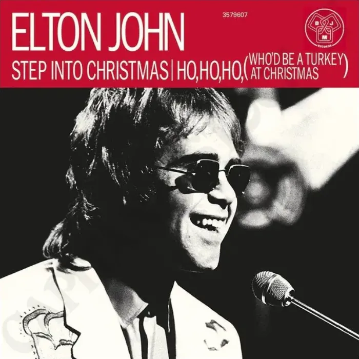 Elton John Step Into Christmas Edizione Limitata Vinile Rosso 10"