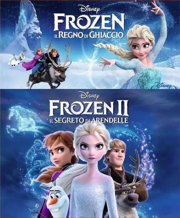 Disney Frozen Regno Di Ghiaccio & Frozen II il Segreto Di Arendelle 2 DVD