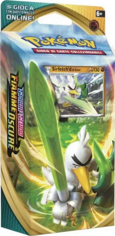 Pokémon Deck Spada e Scudo Fiamme Oscure Sirfetch'D di Galar Ps 130 - Lievi Imperfezioni