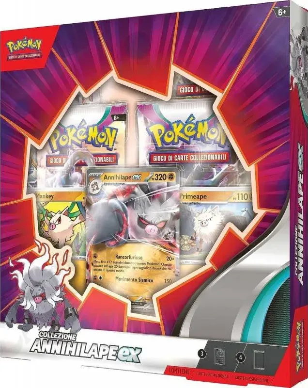 Pokémon Scatola Collezione Annihilape EX PS 320 di capitanstock.it