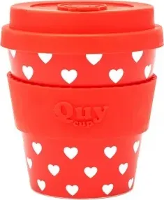 Tazza Da Cappuccino Quy Cup Heart - R Pet - 230 Ml