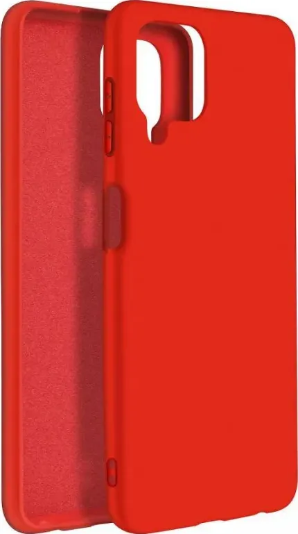 Cover in silicone per samsung a22 4g rossa