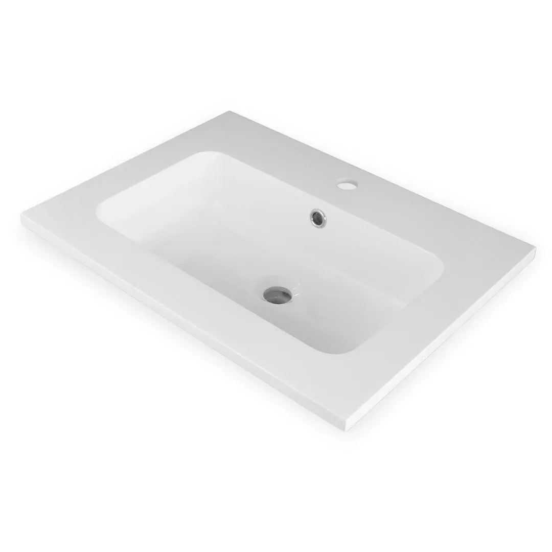 Lavabo ad incasso in mineral marmo 61x46 cm mobile composizione bagno *** confezione 1 di ogomondo.it