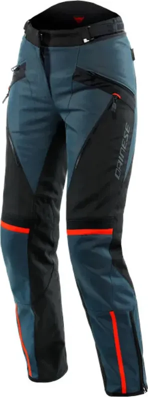 DAINESE - Pantaloni Tempest 3 D-Dry Lady Ebony / Black / Lava-Red