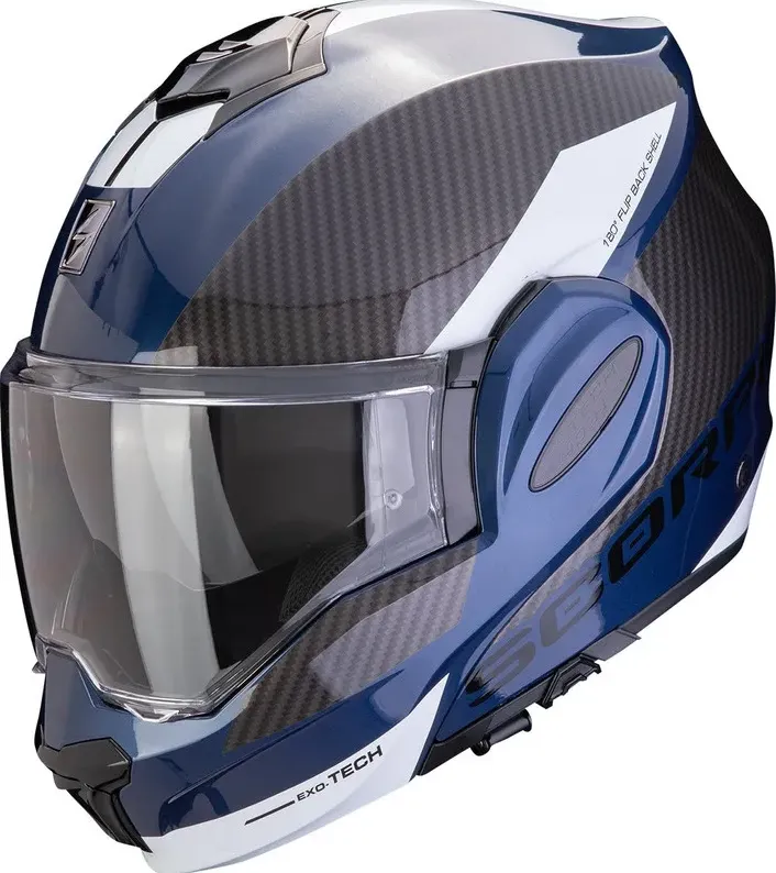 SCORPION - Caschi Exo-Tech Evo Team Blue / Black / White