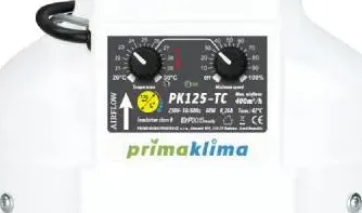 Estrattore elicoidale - prima klima ac - pk tc con termostato