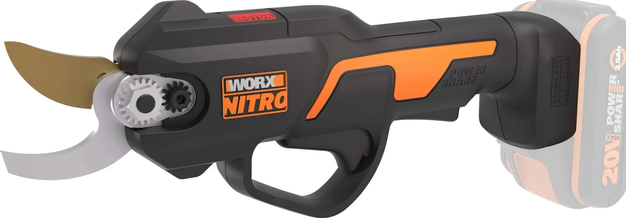 Forbice Potatura Batteria Worx Nitro WG330E.9 taglio mm.25 Solo Corpo - Senza Batteria di emporiodiantonio.com