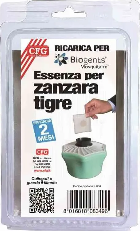 Essenza Ricambio Cfg Attrattivo Per Mosquitaire Tiger Trap di emporiodiantonio.com