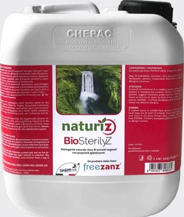 Freezanz Detergente Naturiz BioSterilyz Lt.2 per Zhalt Portable