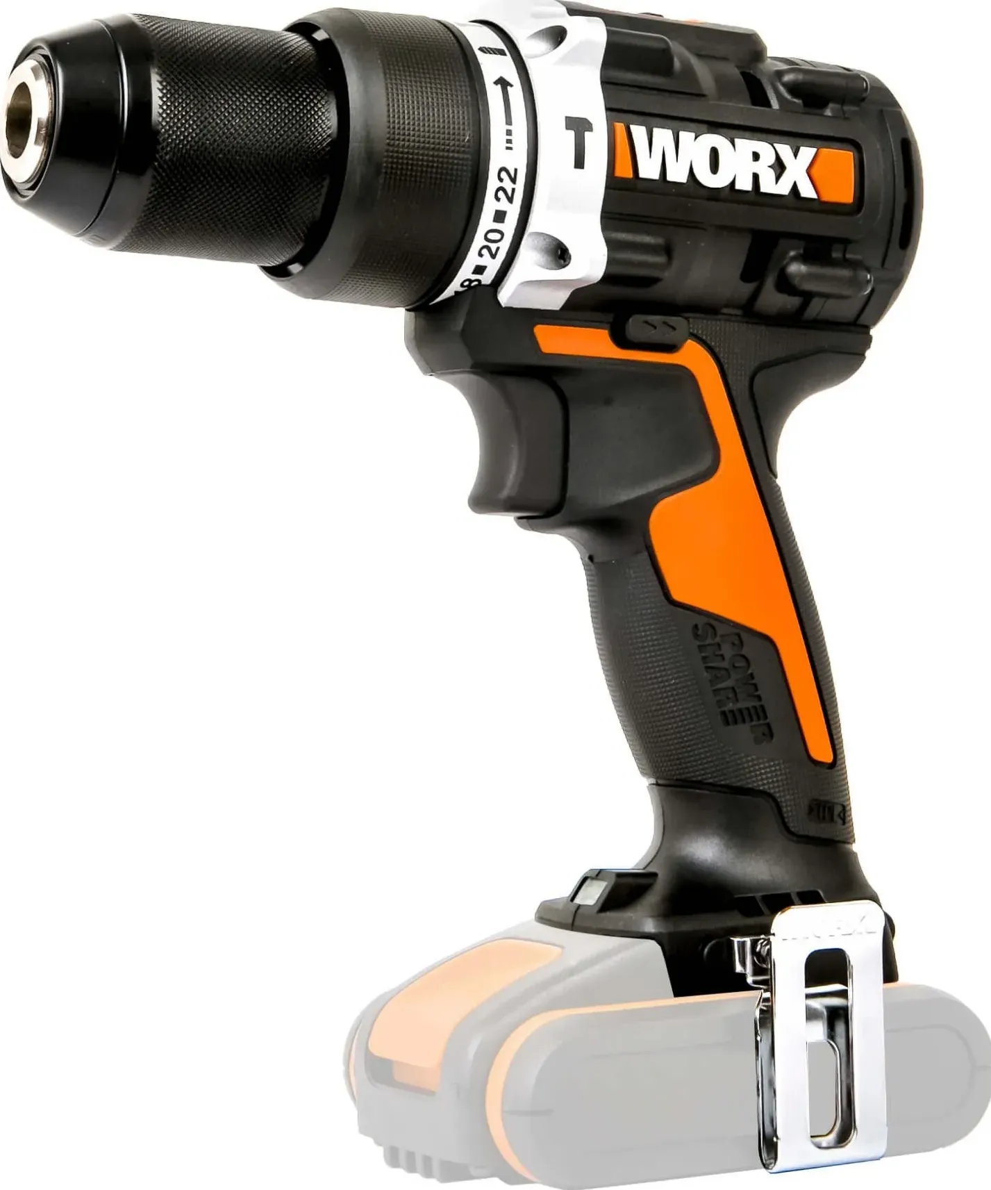 Trapano Avvitatore con Percussione Worx WX352.9 Corpo macchina