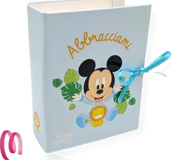 Bomboniera Mickey Mouse libro Disney Maschio