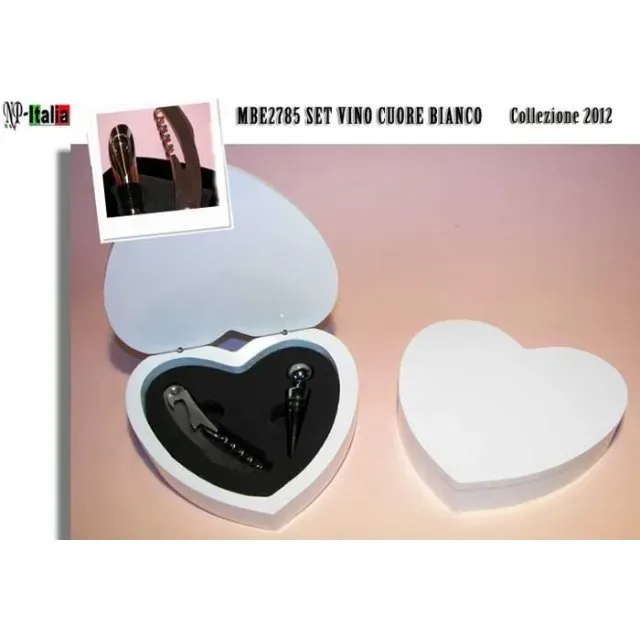 SET VINO CUORE BIANCO PZ.1